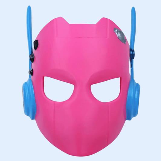 Space Armory Cyborg Android Robot Mask Pink