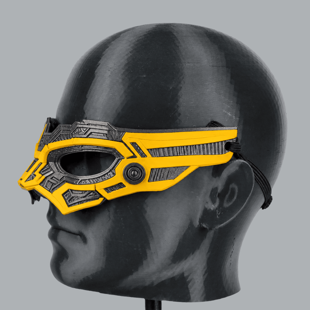 Space Armory Cyborg Eyes Mask — Graphite / Yellow Masks