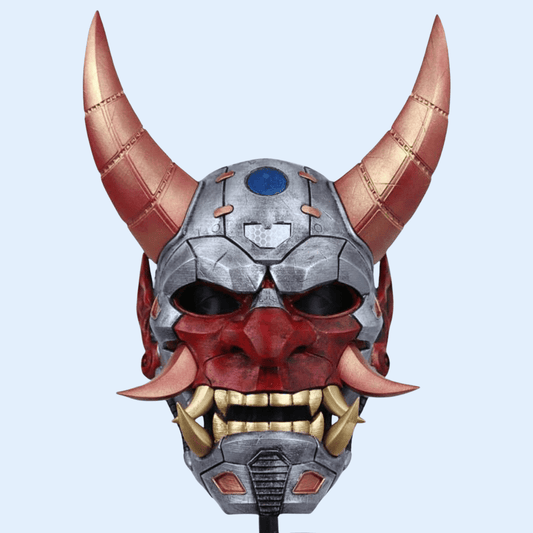 Space Armory Cyborg Full Face Oni Mask