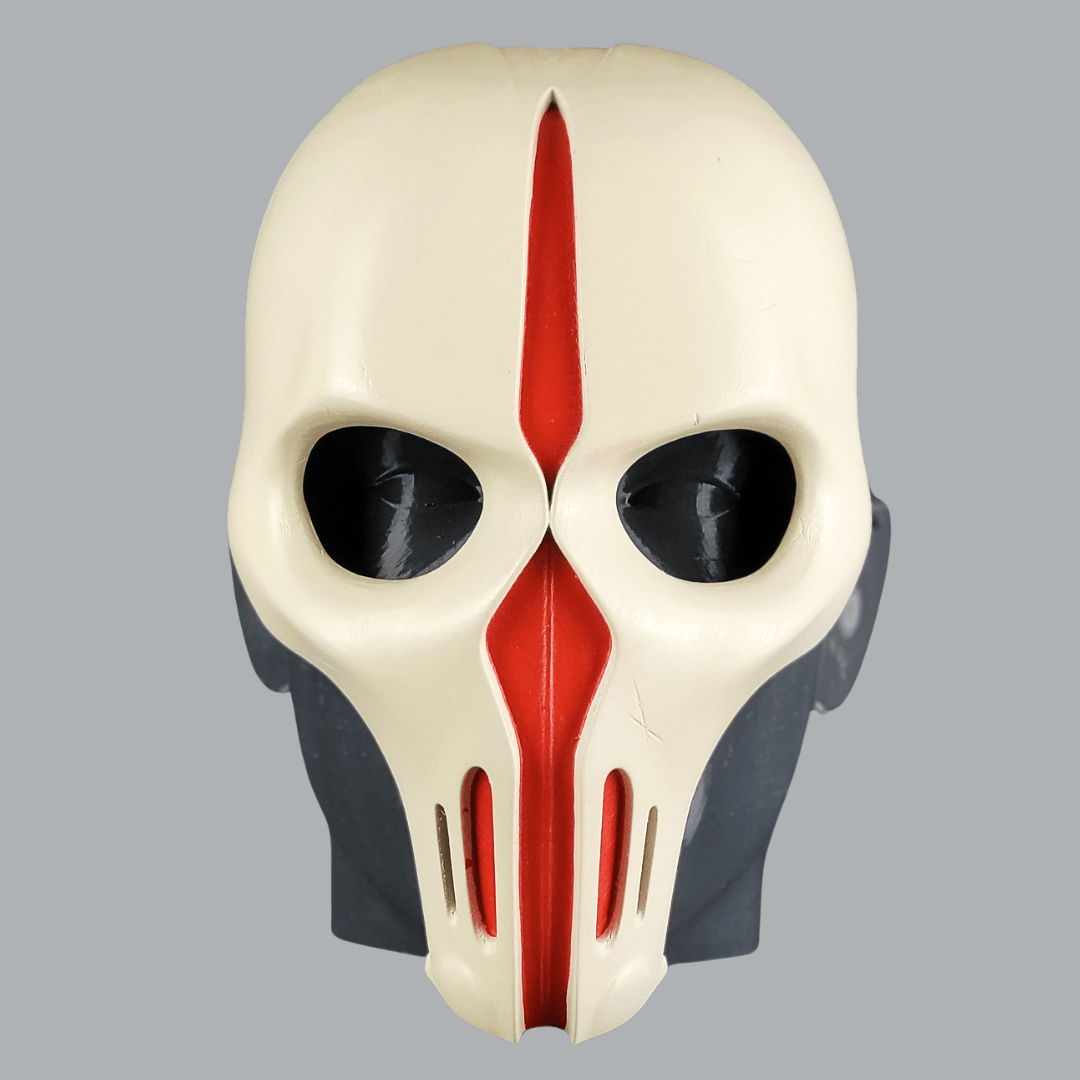 Space Armory Darth Face Mask - Cream/Red Masks