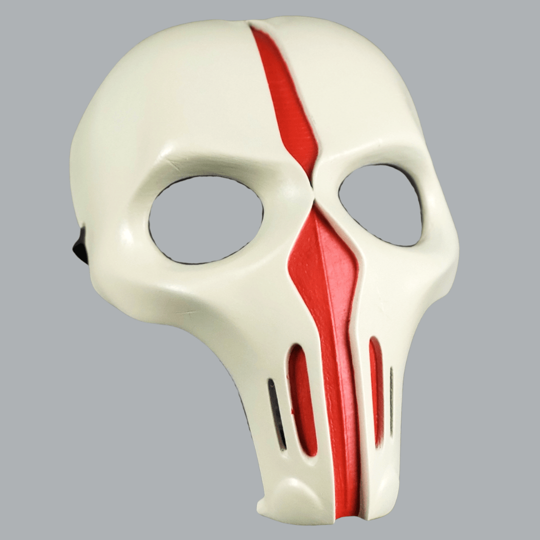 Space Armory Darth Face Mask - Cream/Red Masks
