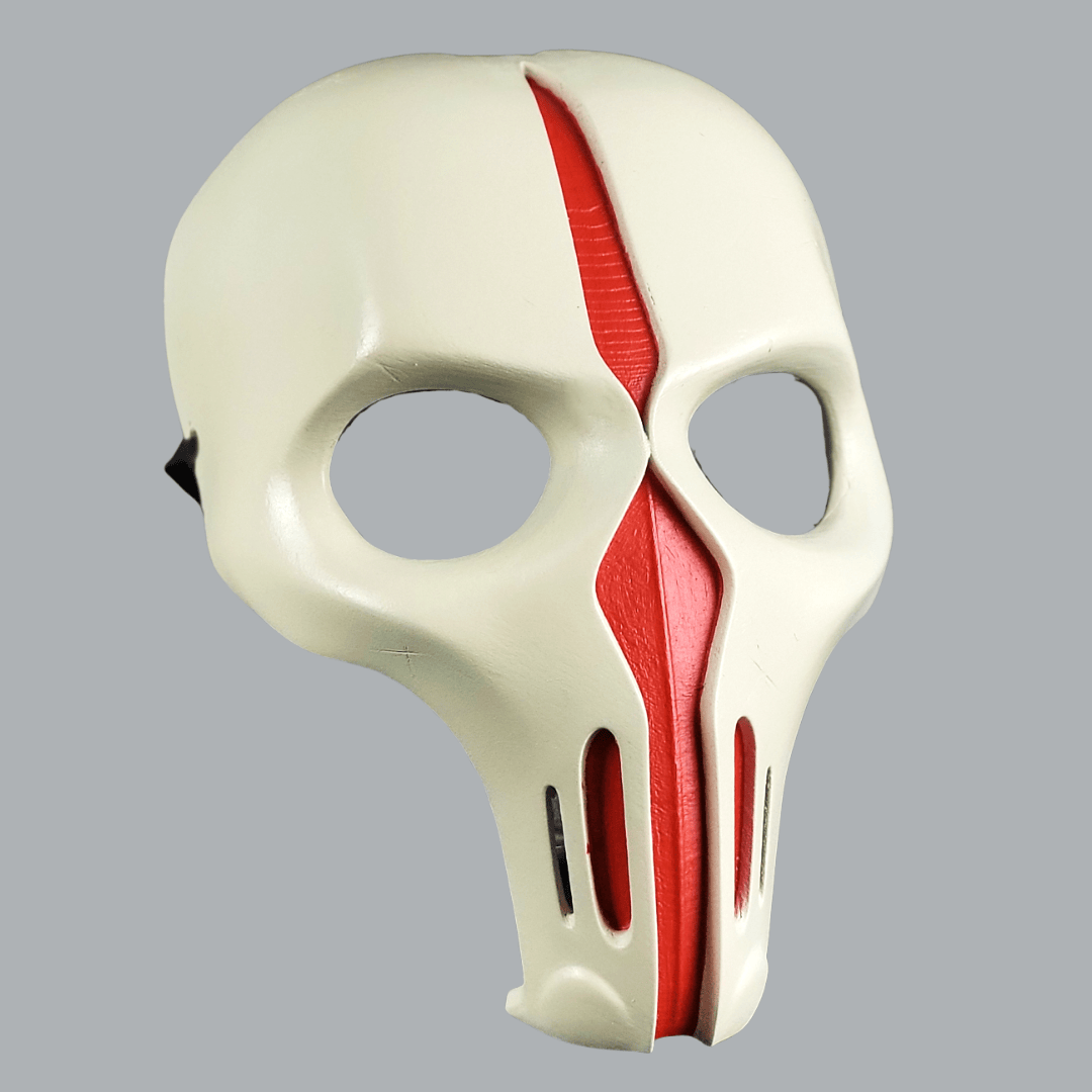 Space Armory Darth Face Mask - Cream/Red Masks