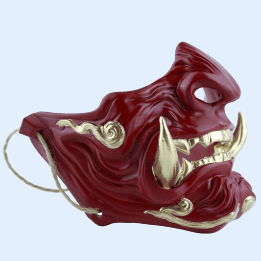 Space Armory Demon Oni Mask Red