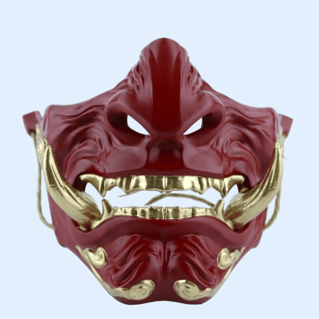 Space Armory Demon Oni Mask Red