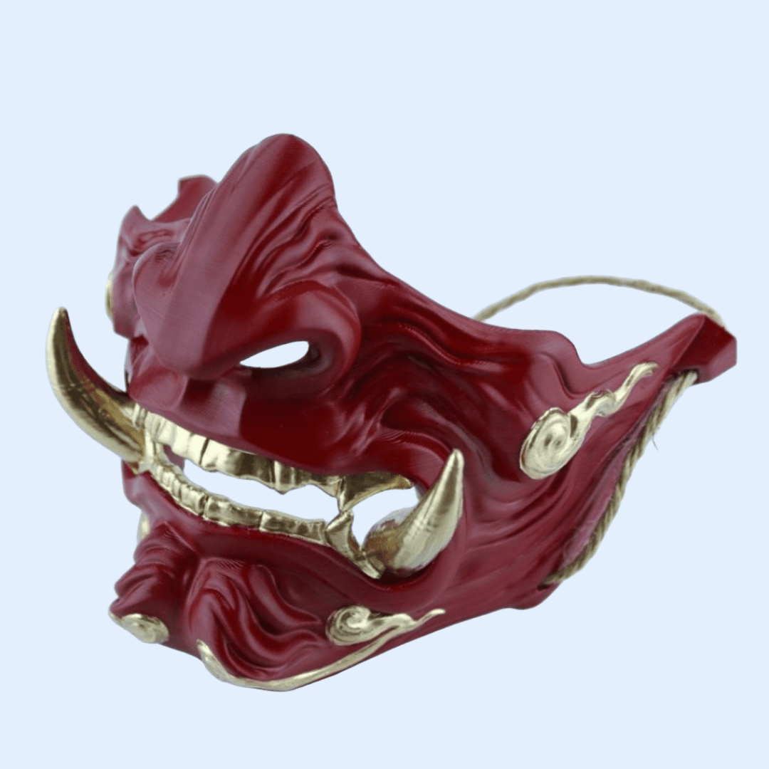 Space Armory Demon Oni Mask Red