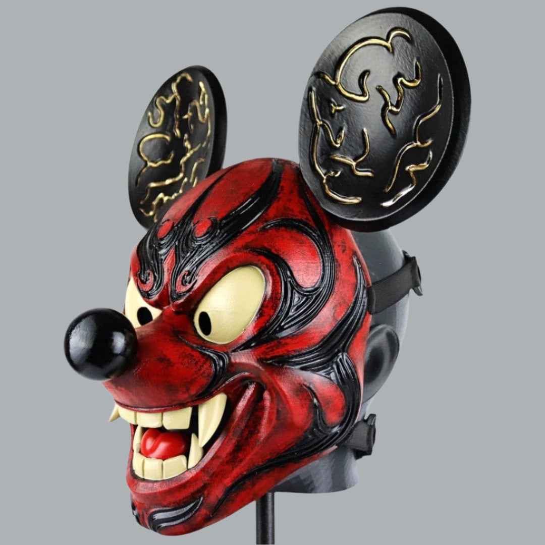 Space Armory Demon Scary Face Mouse Mask Masks
