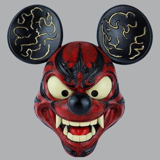 Space Armory Demon Scary Face Mouse Mask Masks