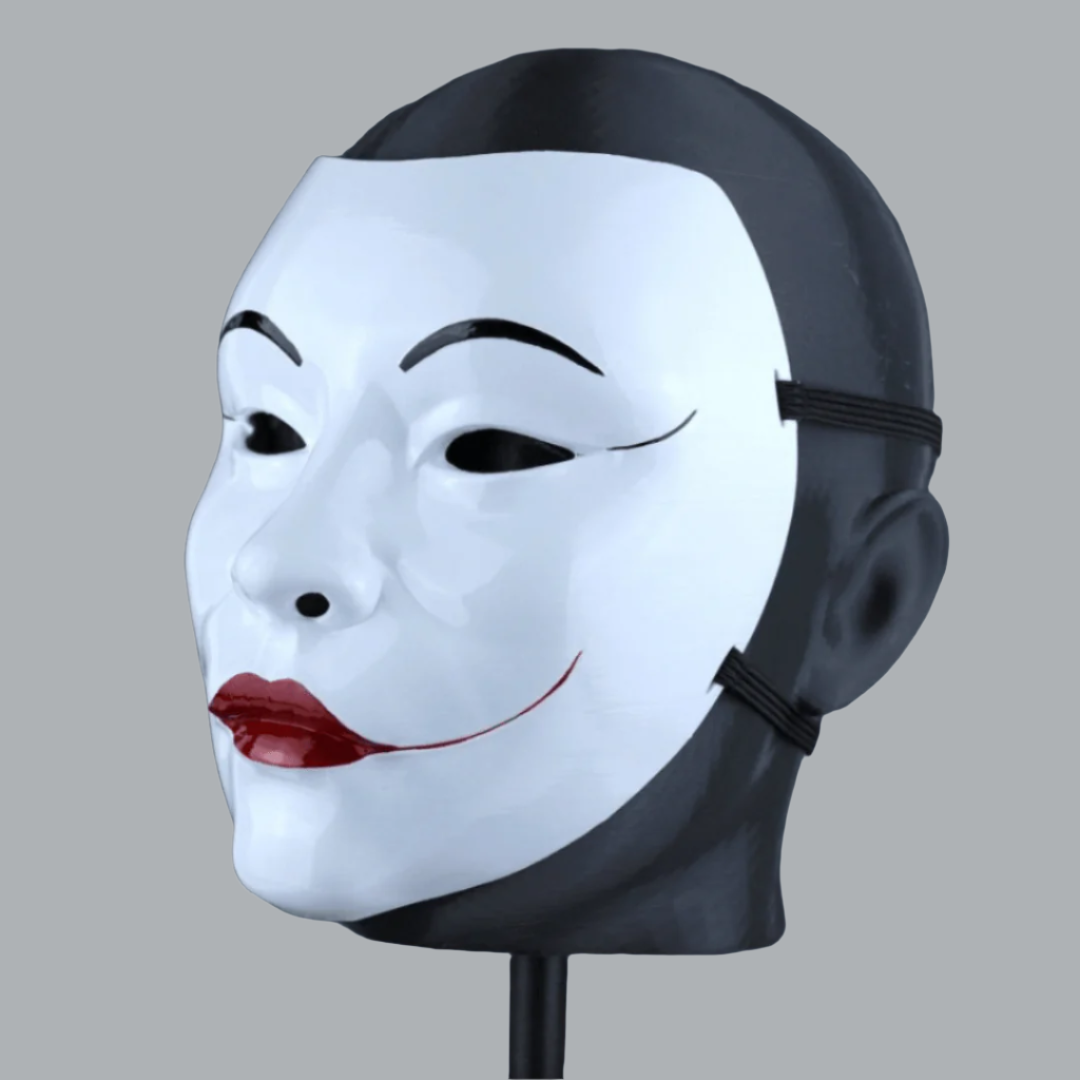 Gaasha Mask Geisha Japanese Mask – Space Armory | Japanese Mask and Cosplay Store