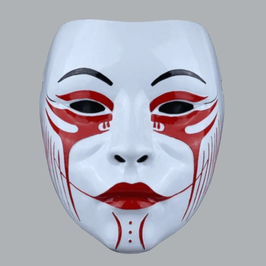 Geisha Japanese Mask – Space Armory | Japanese Mask and Cosplay Store