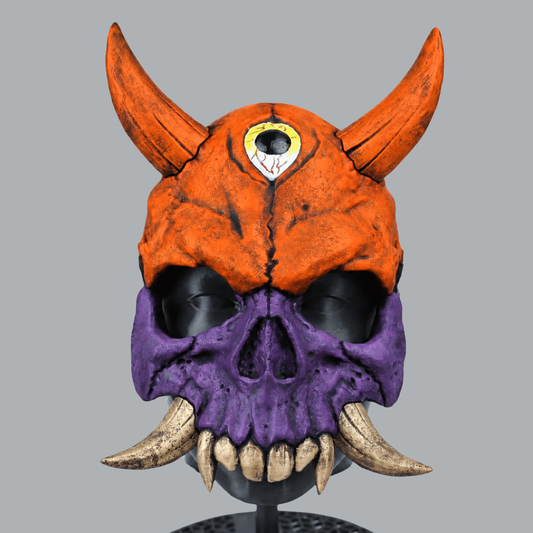 Space Armory Hannya Skull Oni Mask — Halloween / Royal Purple Masks