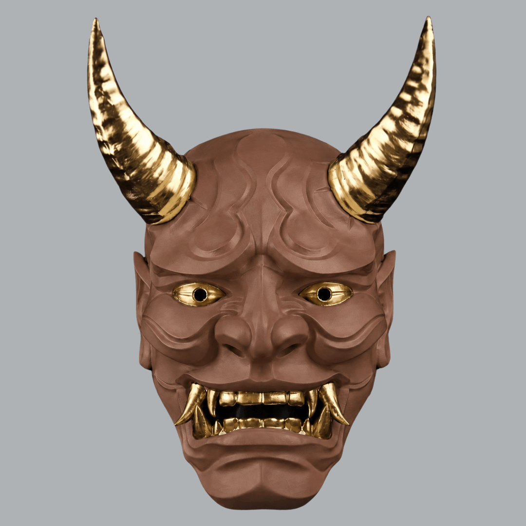 Space Armory Japanese Full Face Oni Mask - Hot Chocolate Masks