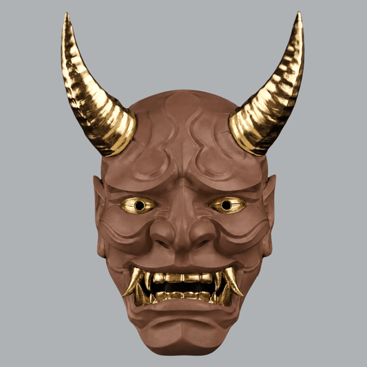 Space Armory Japanese Full Face Oni Mask - Hot Chocolate Masks