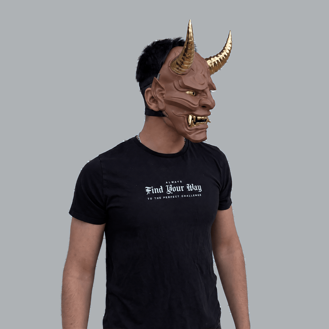 Space Armory Japanese Full Face Oni Mask - Hot Chocolate Masks