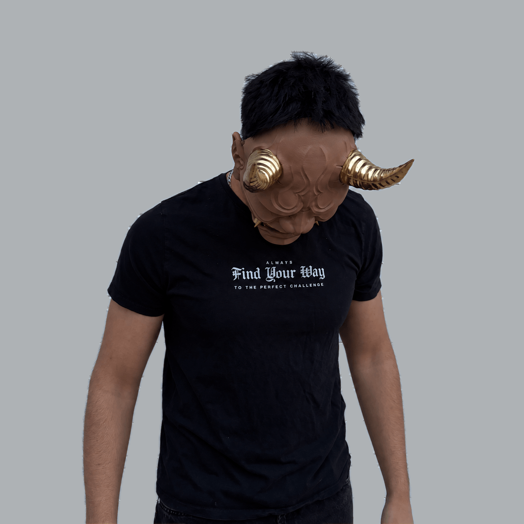 Space Armory Japanese Full Face Oni Mask - Hot Chocolate Masks