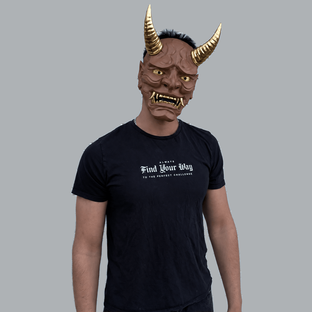 Space Armory Japanese Full Face Oni Mask - Hot Chocolate Masks