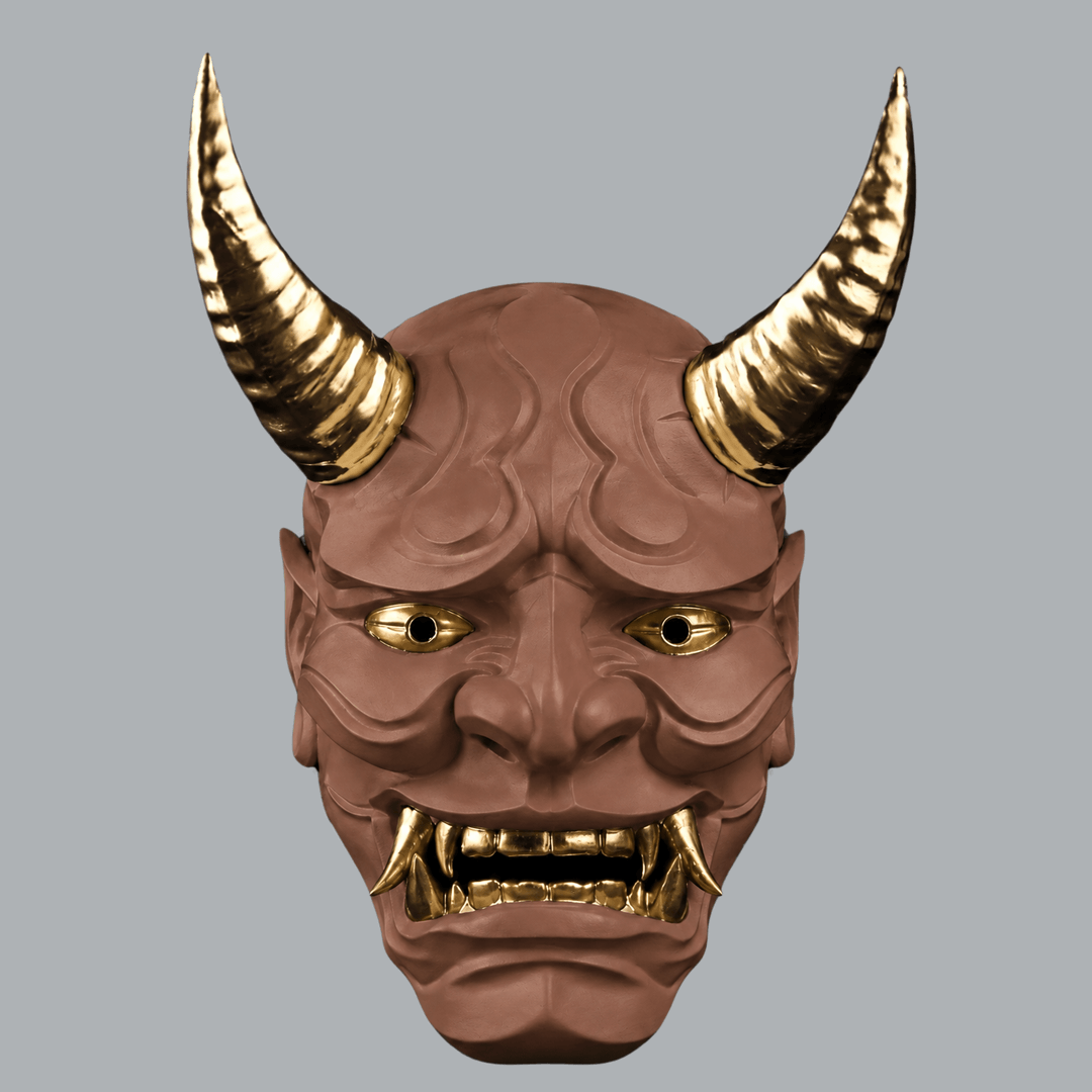 Space Armory Japanese Full Face Oni Mask - Hot Chocolate Masks