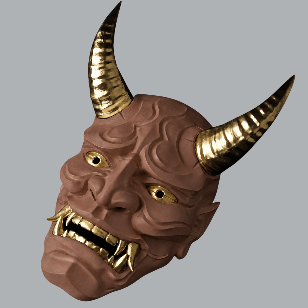 Space Armory Japanese Full Face Oni Mask - Hot Chocolate Masks