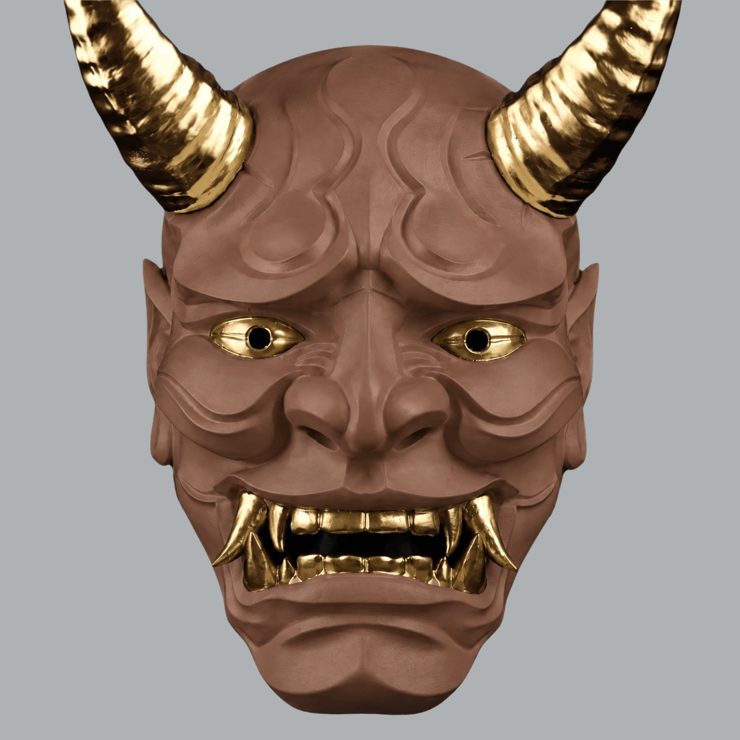 Space Armory Japanese Full Face Oni Mask - Hot Chocolate Masks