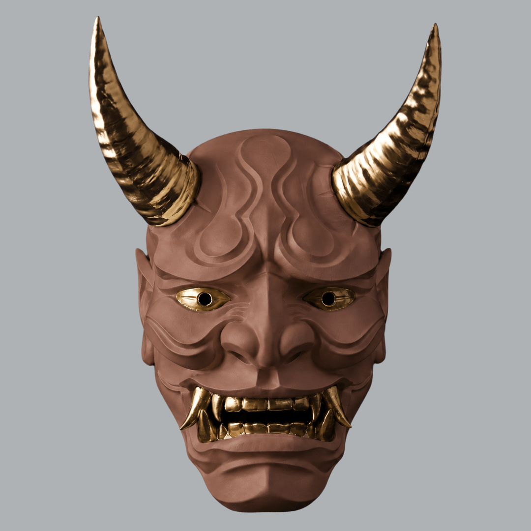 Space Armory Japanese Full Face Oni Mask - Hot Chocolate Masks