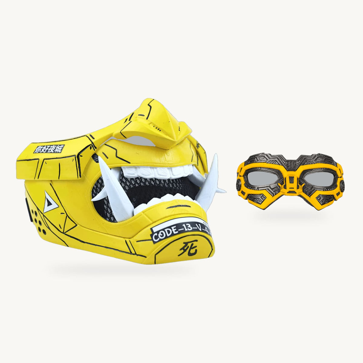 Space Armory | Japanese Mask and Cosplay Store Cyborg Face Set Mask Bundles