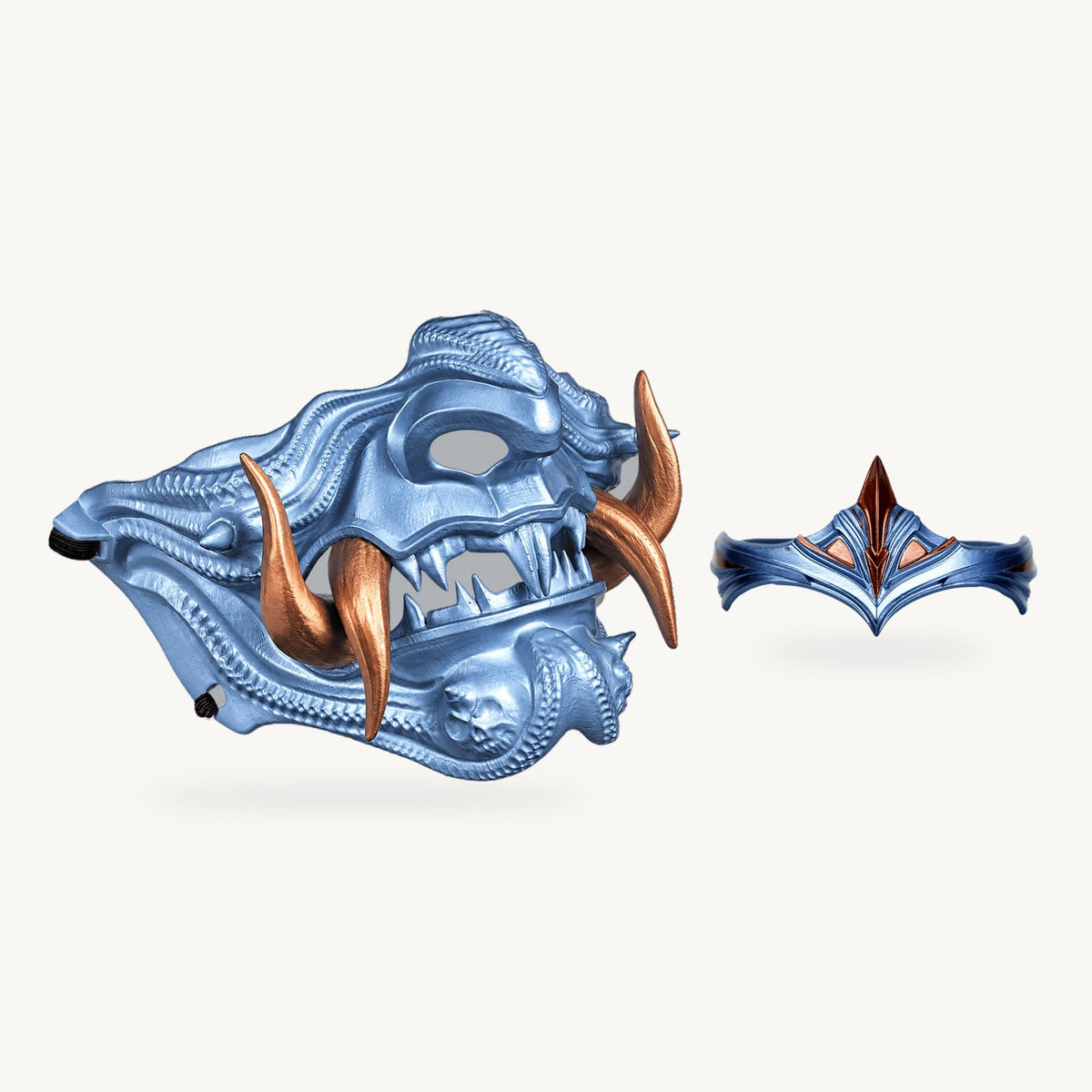 Space Armory | Japanese Mask and Cosplay Store Ice Copper Warrior Mask Bundles