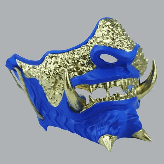 Space Armory Japanese Oni Mask - Blue Masks