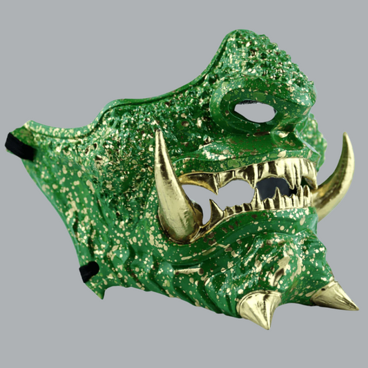 Space Armory Japanese Oni Mask Green Masks
