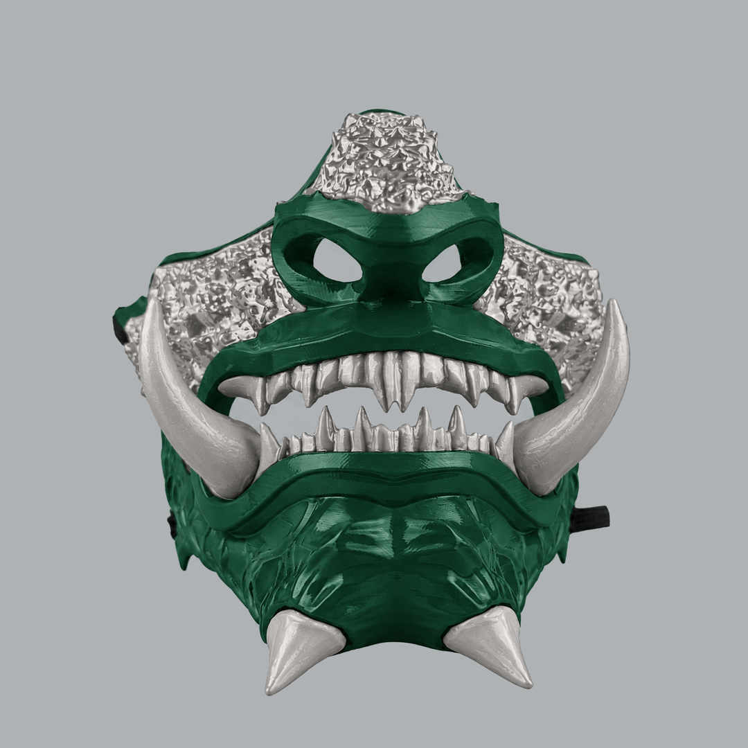 Space Armory Japanese Oni Mask - Mouse / Tag Green Masks