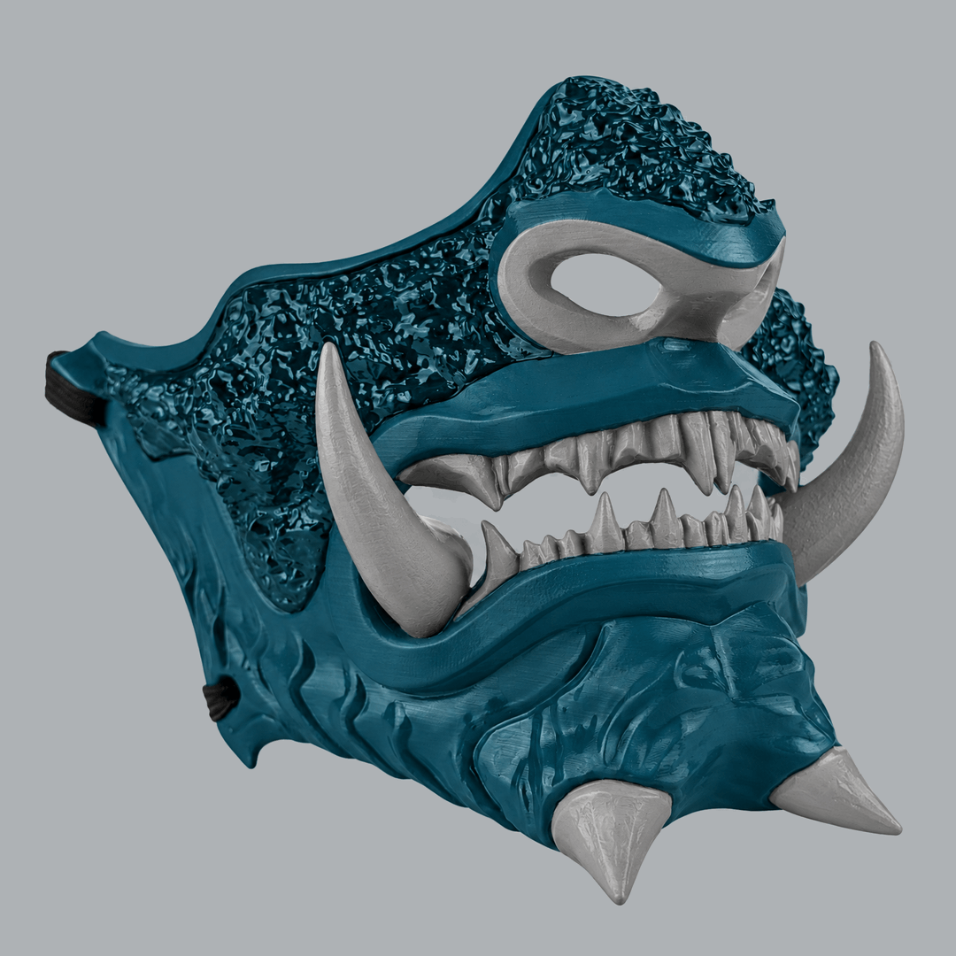 Space Armory Japanese Oni Mask - Neptune / Ghetto Masks