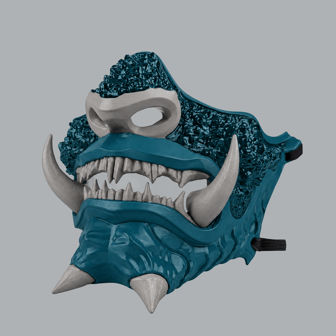 Space Armory Japanese Oni Mask - Neptune / Ghetto Masks