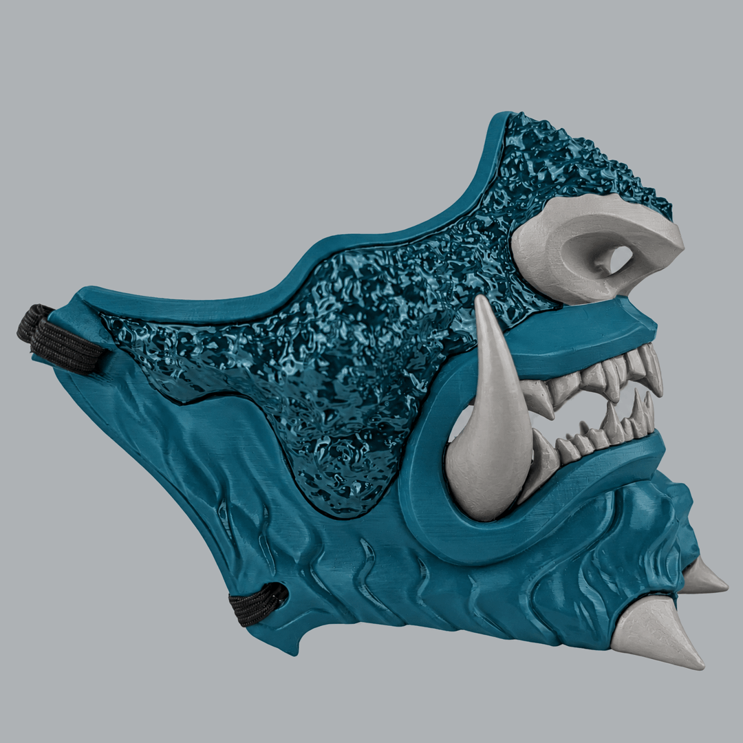 Space Armory Japanese Oni Mask - Neptune / Ghetto Masks