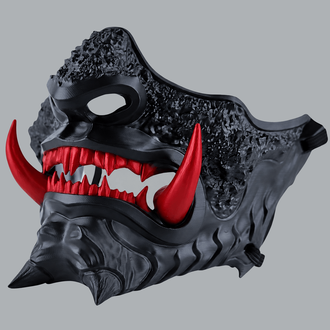 Space Armory Japanese Oni Mask - Shock Kent Blood Red Masks