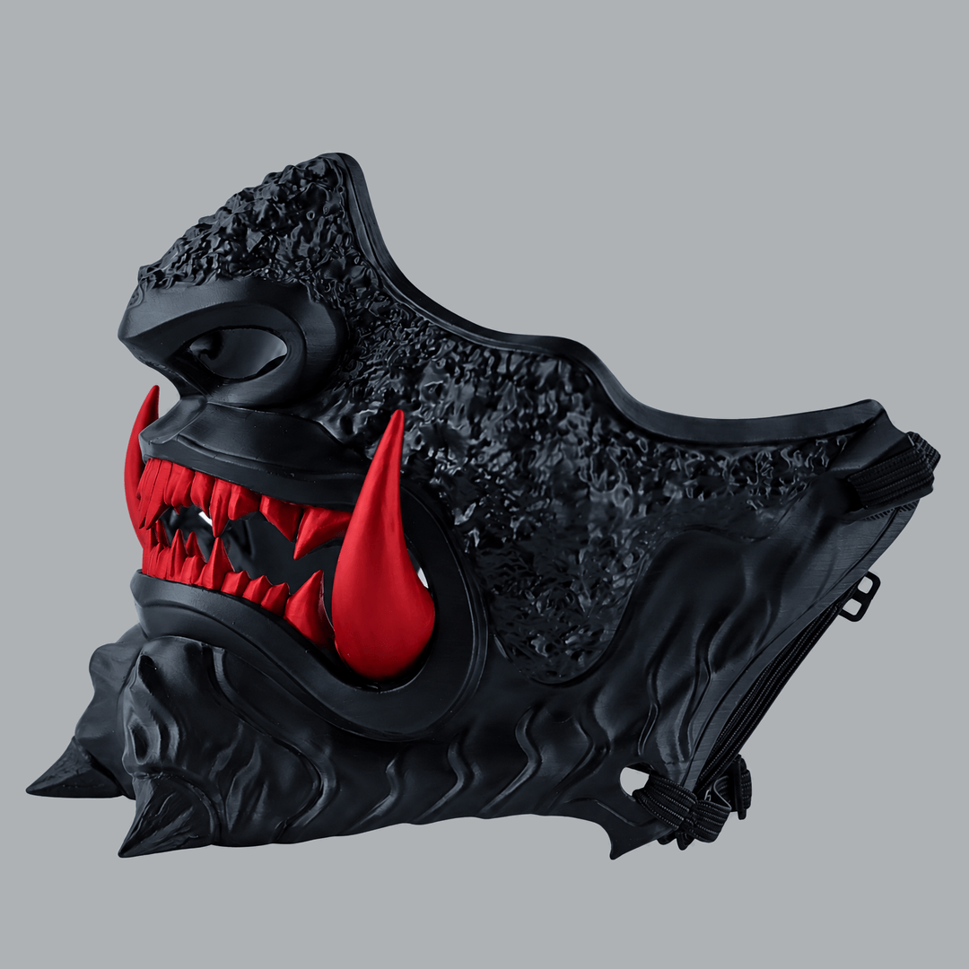 Space Armory Japanese Oni Mask - Shock Kent Blood Red Masks