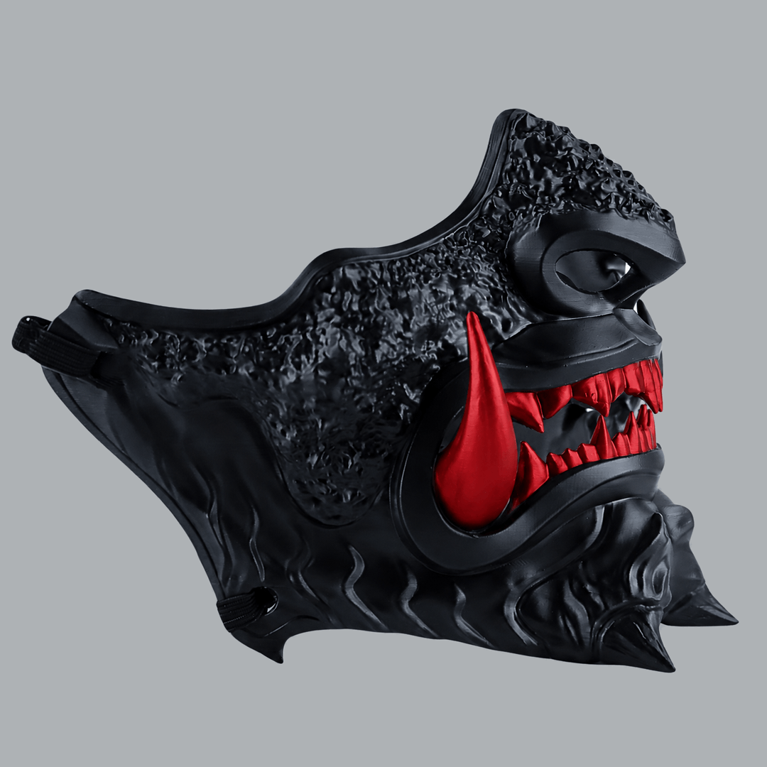 Space Armory Japanese Oni Mask - Shock Kent Blood Red Masks