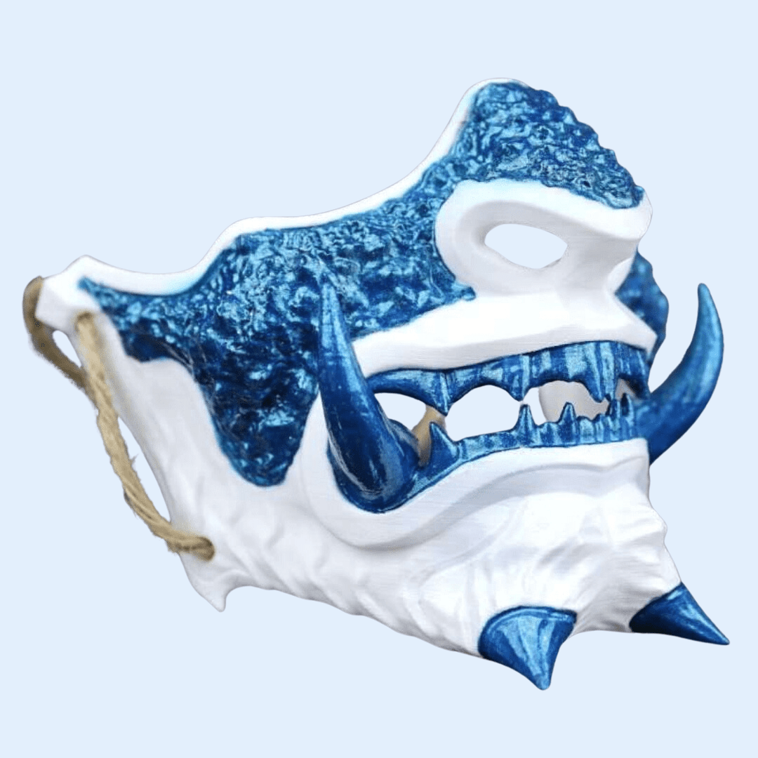 Space Armory Japanese Oni Mask White
