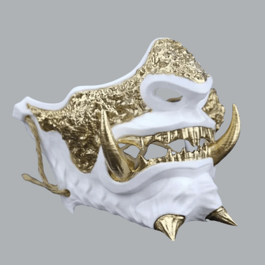 Space Armory Japanese Oni Mask White