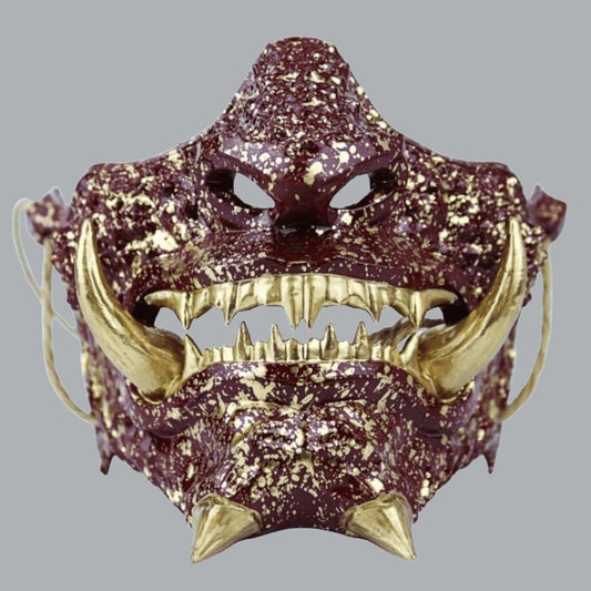 Space Armory Japanese Oni Mask - Wine Red Masks