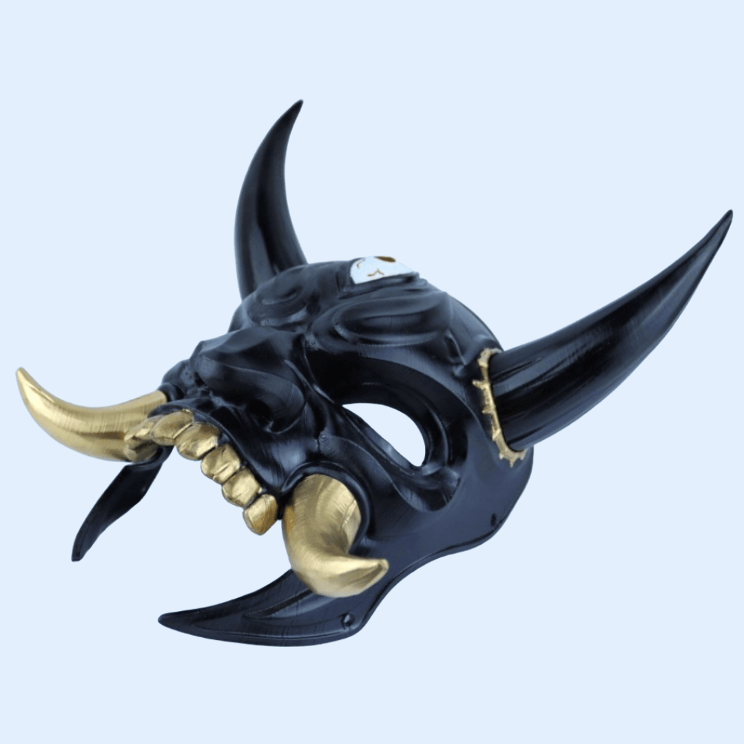 Space Armory Japanese Oni Mask With Horn