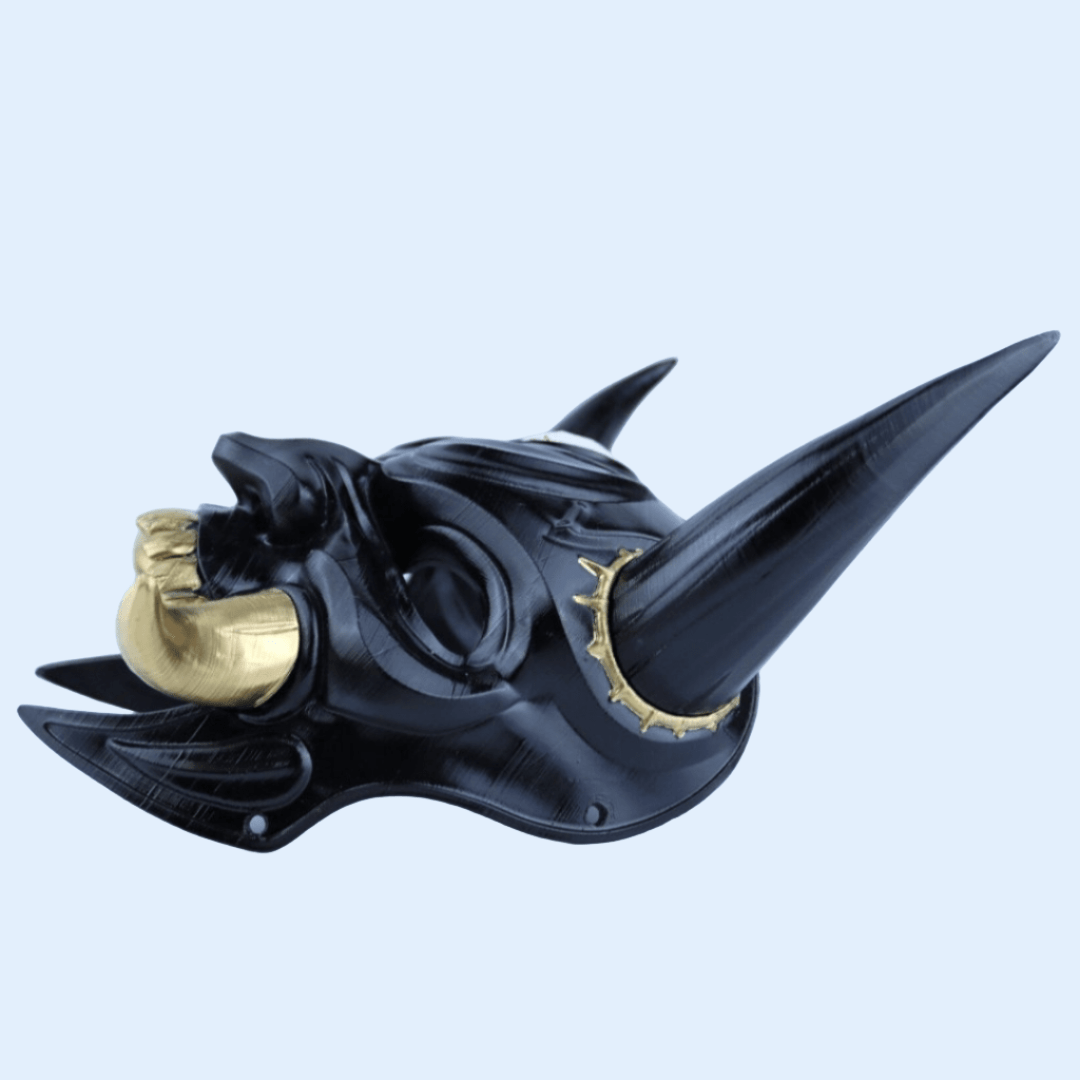 Space Armory Japanese Oni Mask With Horn