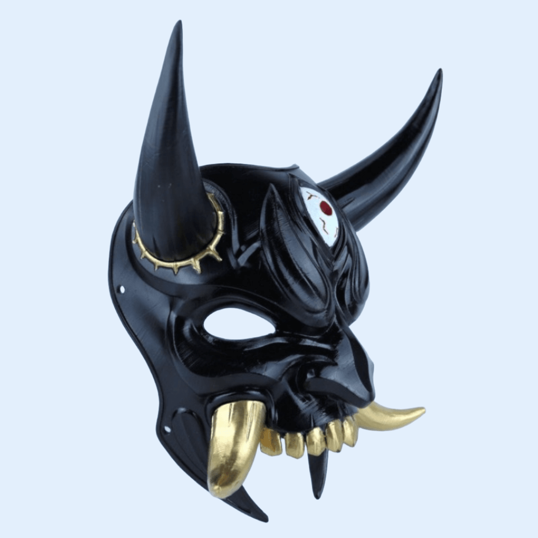 Space Armory Japanese Oni Mask With Horn