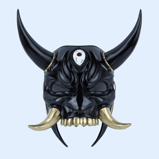 Space Armory Japanese Oni Mask With Horn