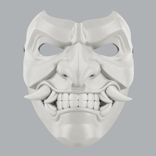 Space Armory Kabuto Mask With Fangs - Jaws Masks