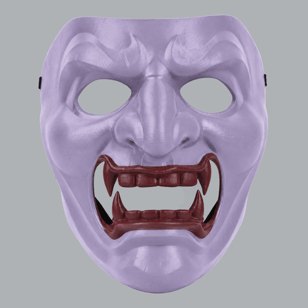 Space Armory Kabuto Samurai Mask - Lavender / Merlot Masks