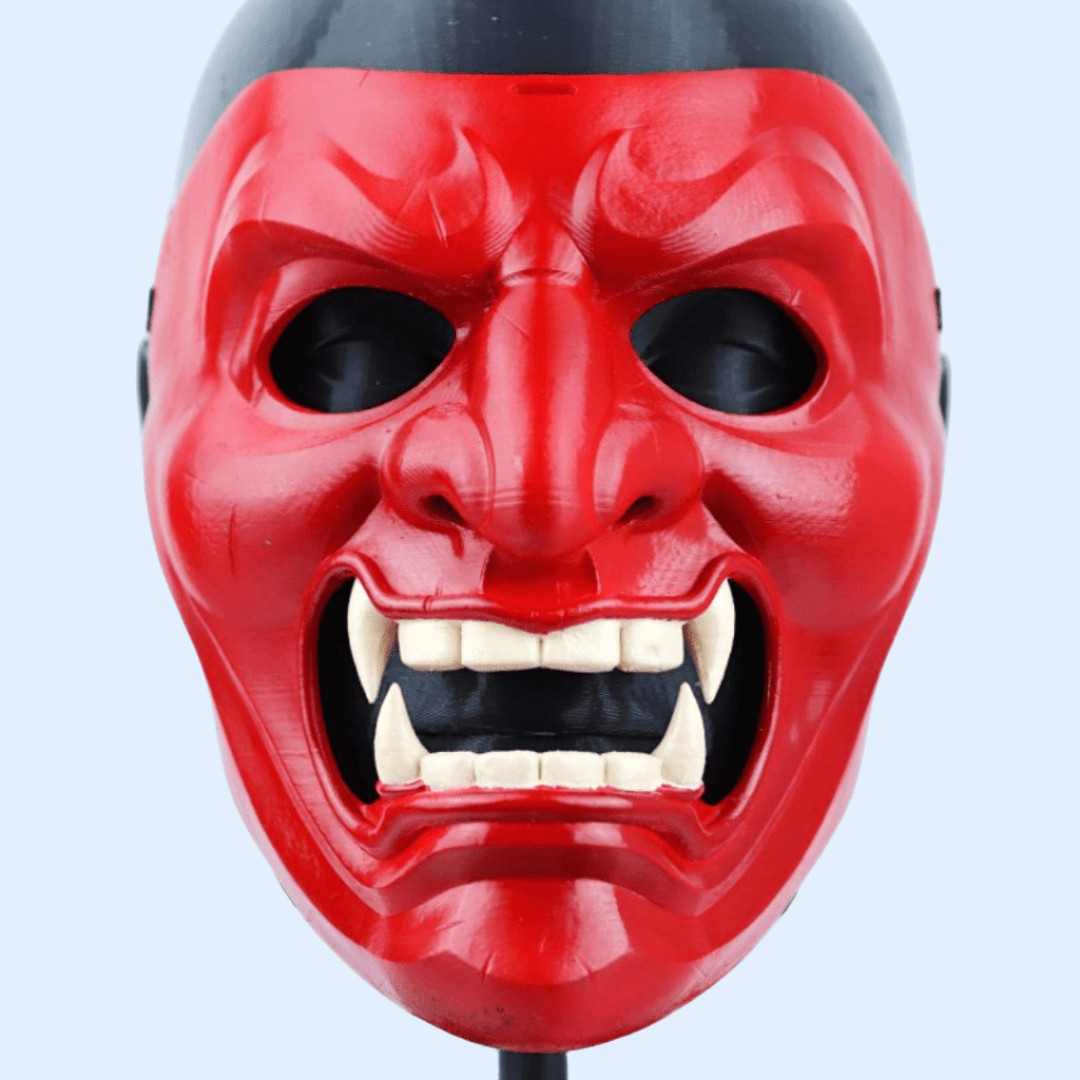 Space Armory Kabuto Samurai Mask Red