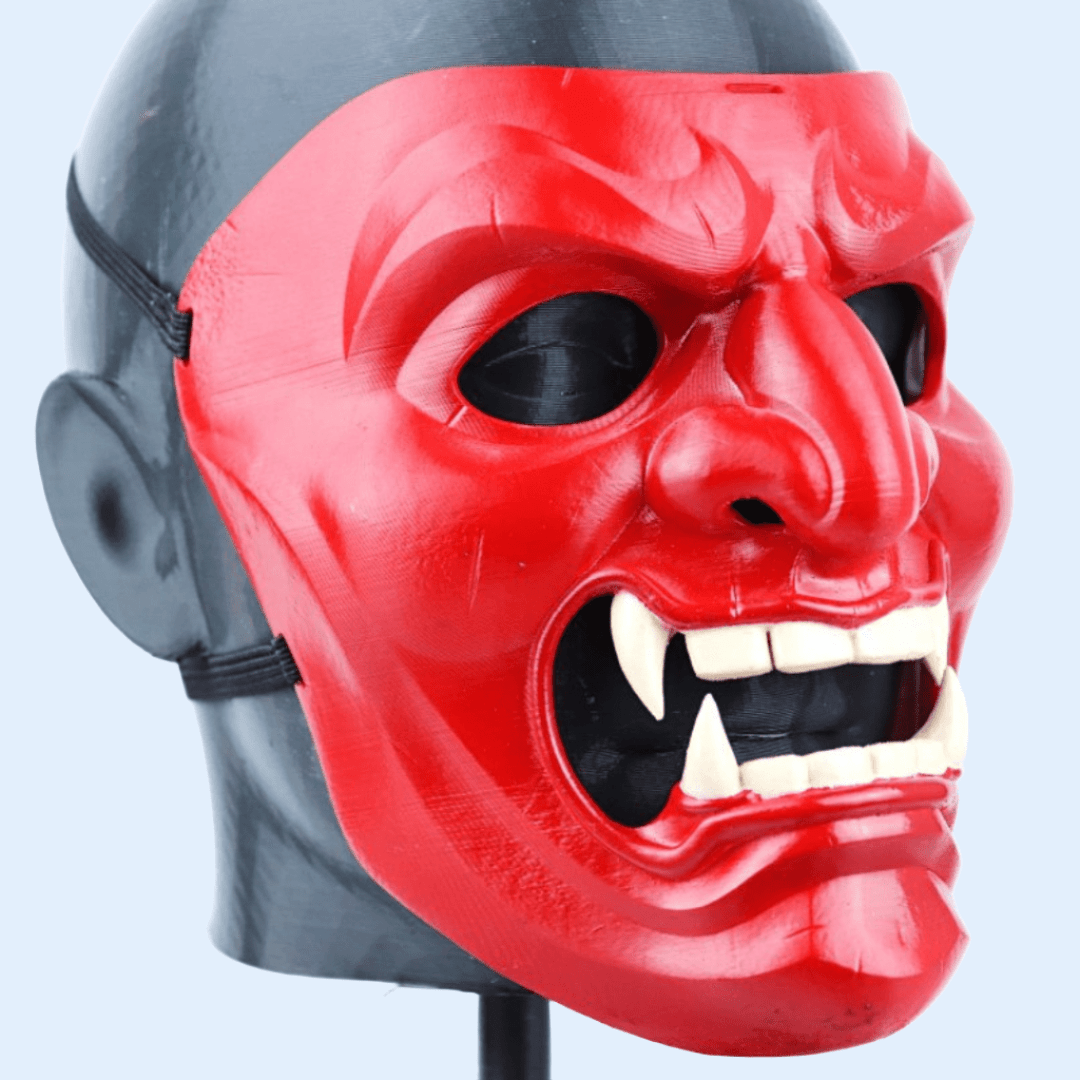 Space Armory Kabuto Samurai Mask Red