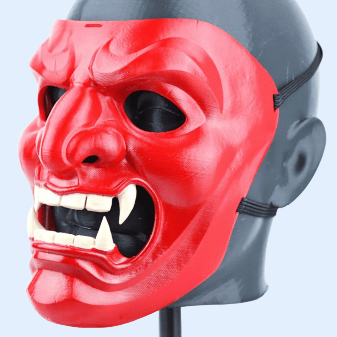 Space Armory Kabuto Samurai Mask Red