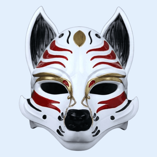 Space Armory Kitsune Fox Mask Black/Red