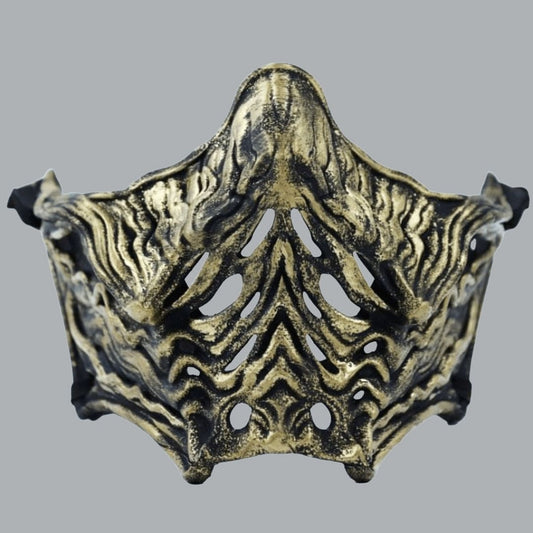 Space Armory Ninja Samurai Warrior Mask - Black/Gold Masks