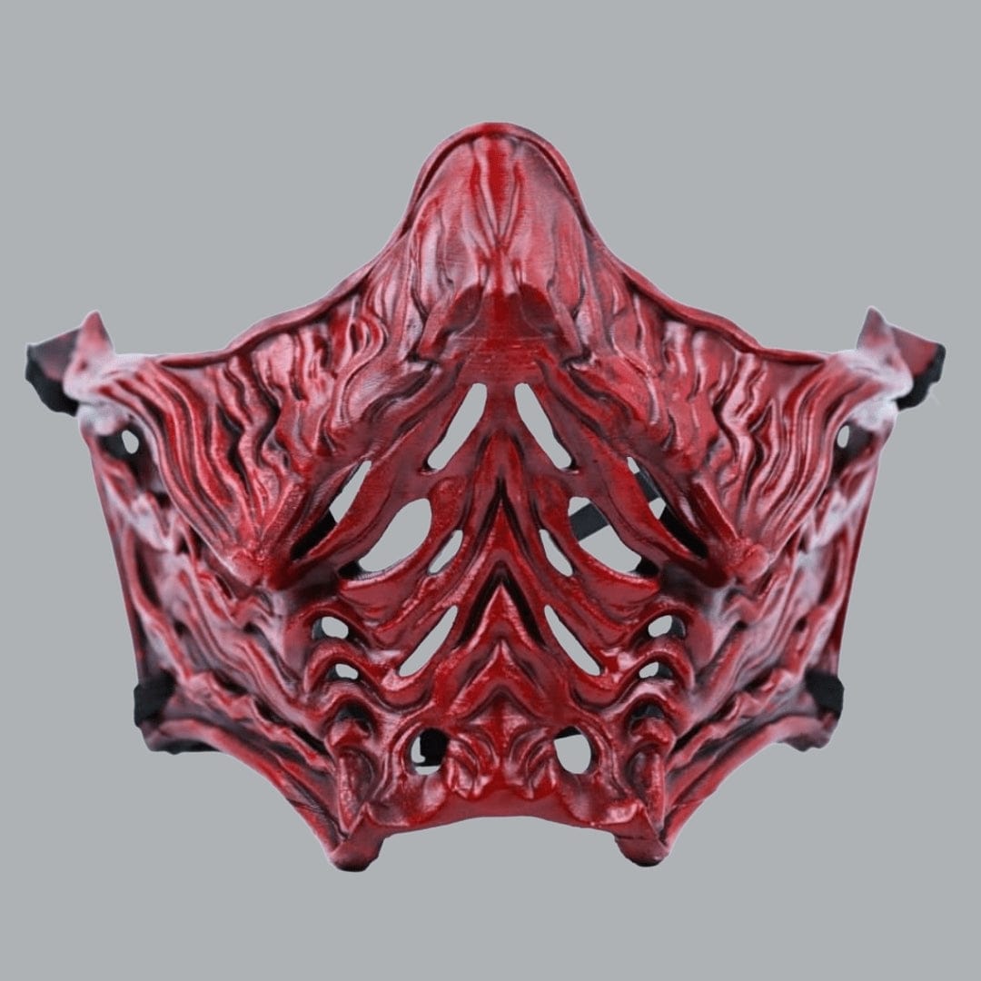Space Armory Ninja Samurai Warrior Mask - Black/Red Masks