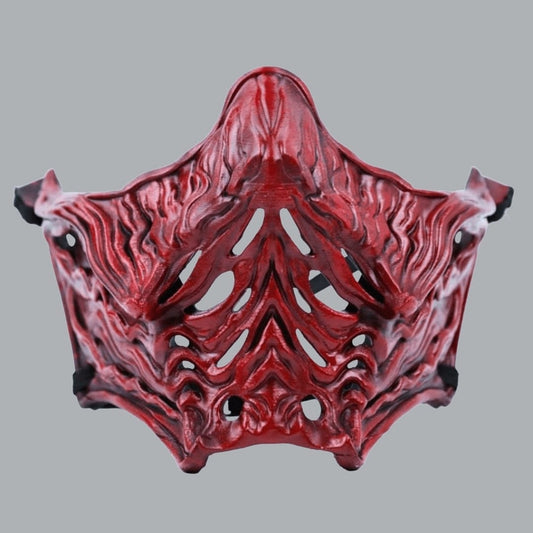 Space Armory Ninja Samurai Warrior Mask - Black/Red Masks